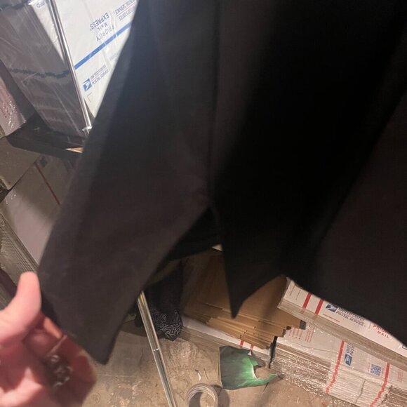 nwt black clara sun woo pants split hem size 1x - Picture 11 of 15